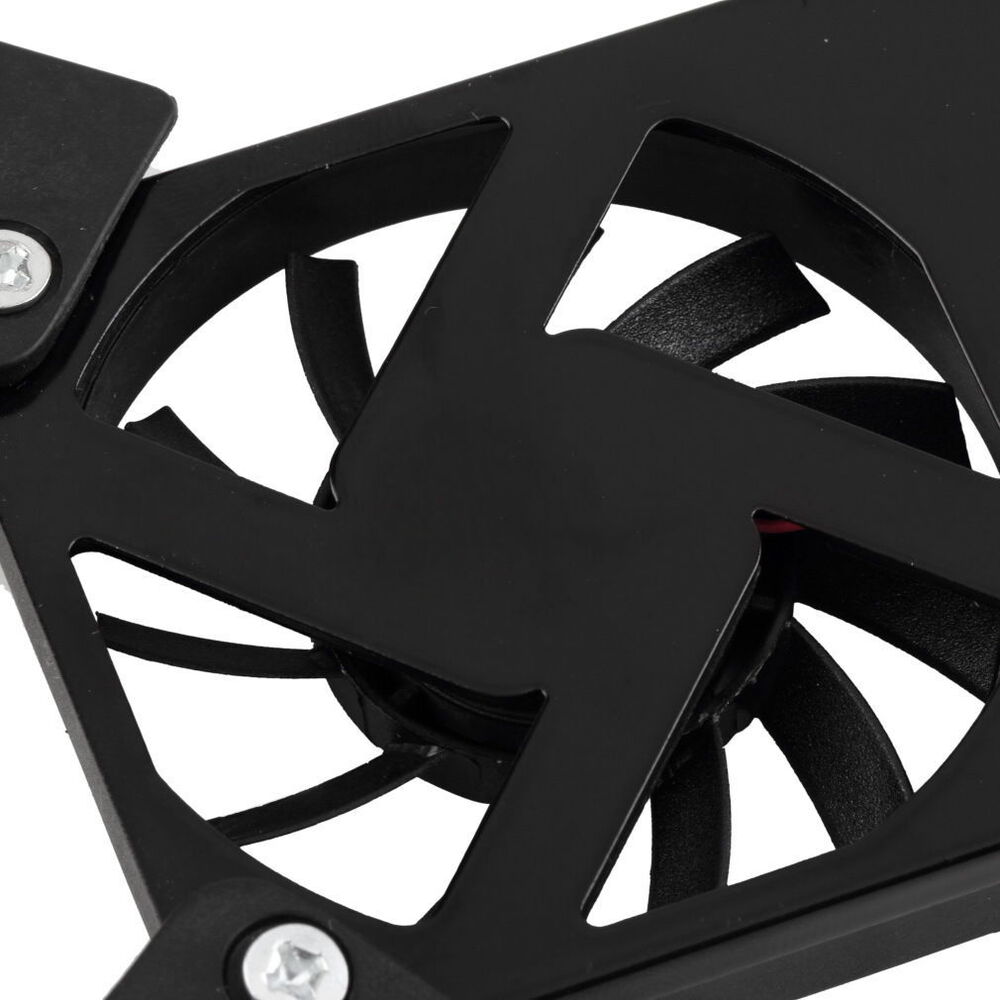 NEW Blue USB Folding 2 Fan Laptop Notebook Cooling Pad