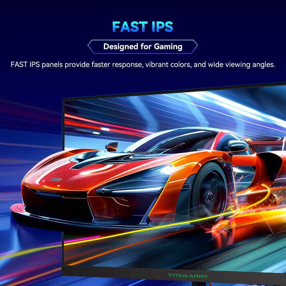 TITAN ARMY P2510S Flat 16:9 Fast IPS QHD 240Hz Gaming Monitor