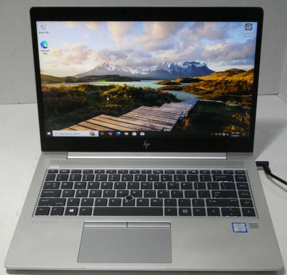 Lot of 8 HP EliteBook 840 G6 14 Laptops with i5-8365U, 256GB SSD, Windows 10