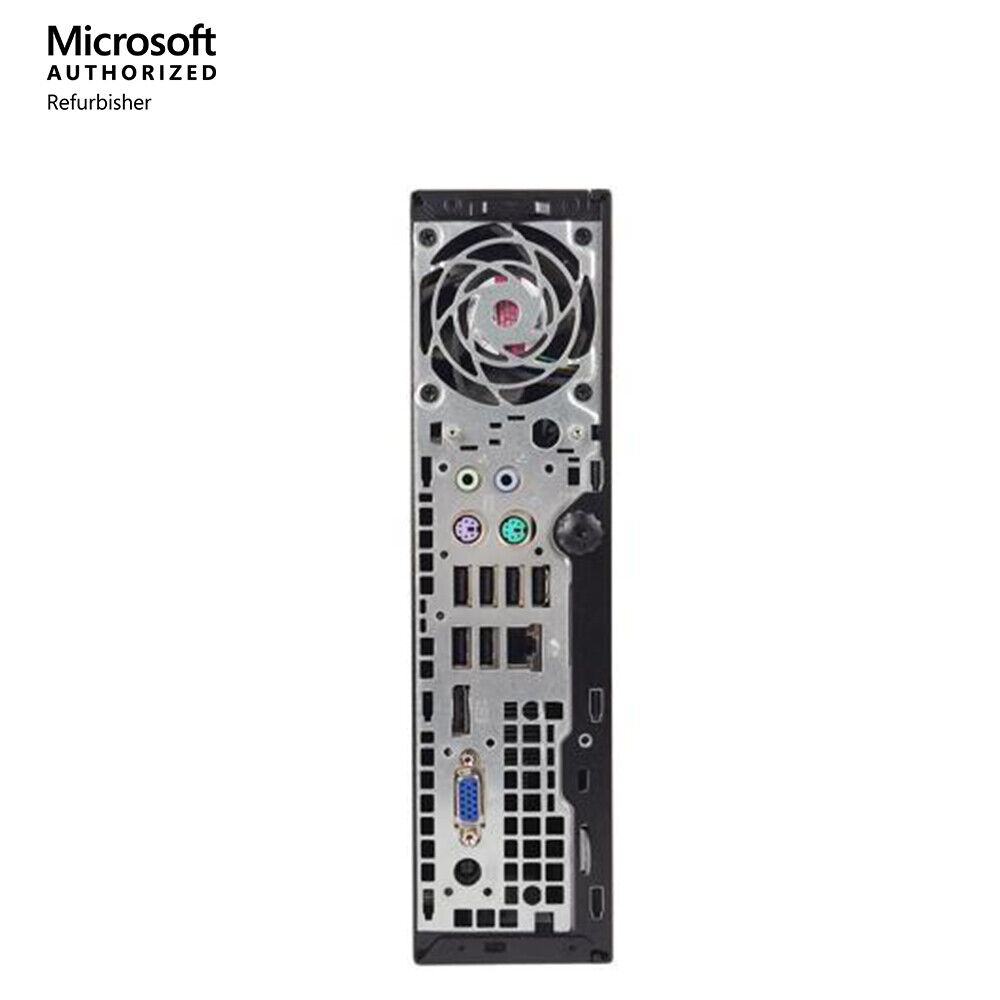 HP 8300 USFF Desktop Computer Core i5 8GB 500GB Wi-Fi 19 LCD Windows 10 Pro PC