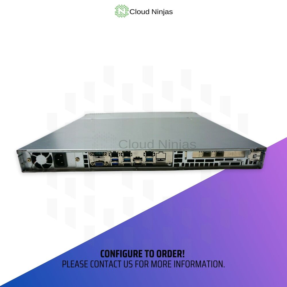Cloud Ninjas ARA-4LS 1U 4 Bay Server with AMD Ryzen 9 9950x 16 Core DDR5 ECC NVMe SSD