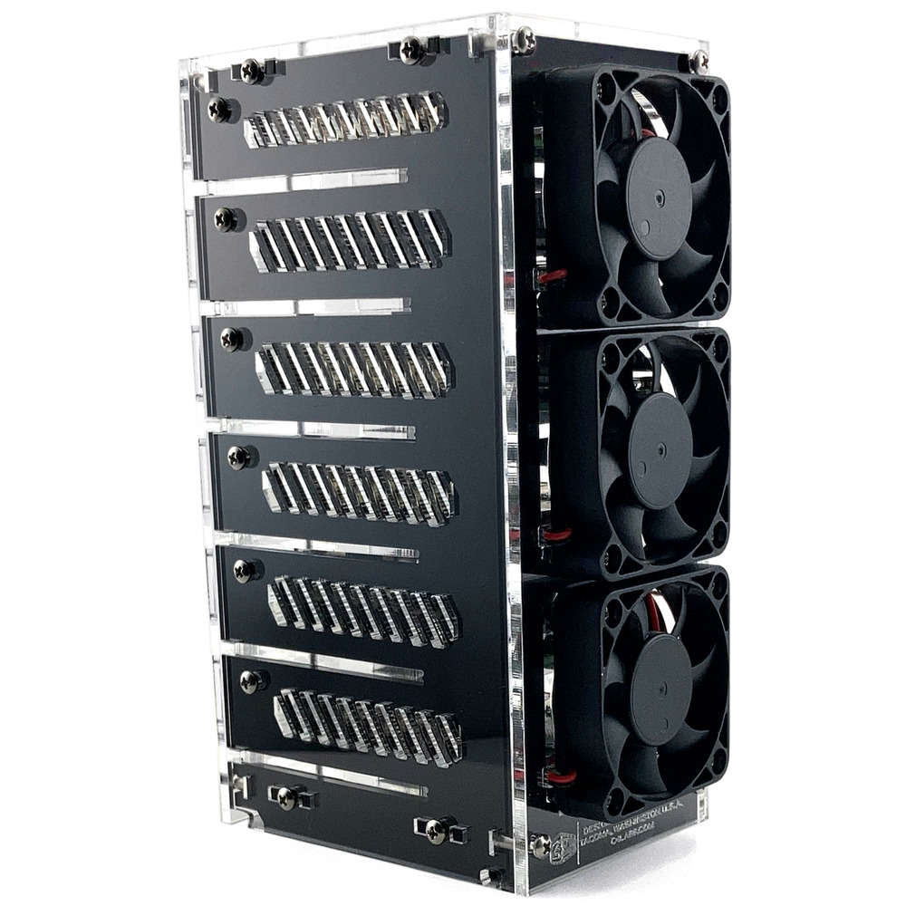C4Labs Bramble Cluster Case for Raspberry Pi5, 4B, 3B, & 2.5 SSD (4 or 6 Stack)