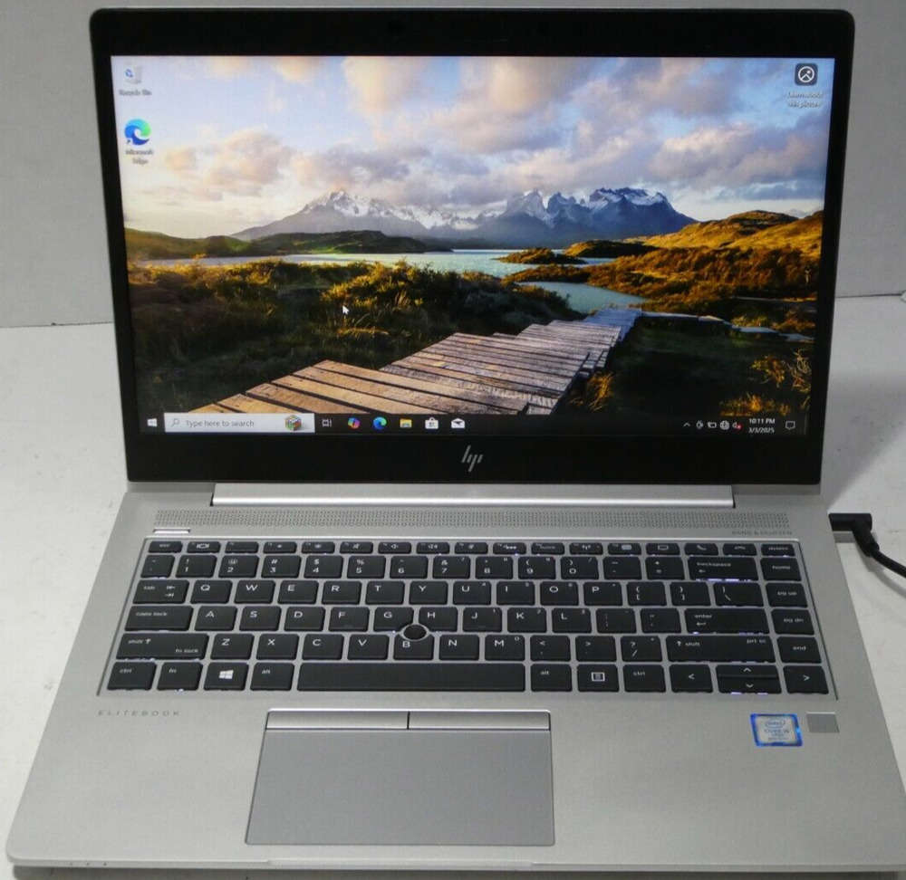 Lot of 8 HP EliteBook 840 G6 14 Laptops with i5-8365U, 256GB SSD, Windows 10