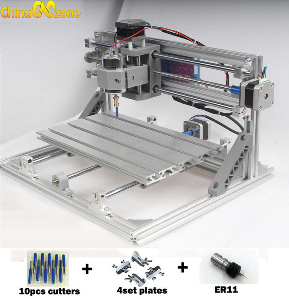 CNC 3018 Engraving Router Carving Milling Cutting DIY Machine with 5.5W Laser Module