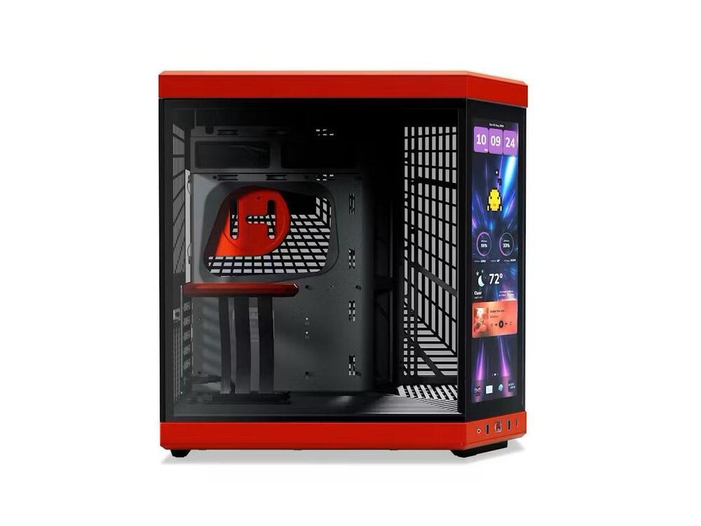 HYTE Y70 Touch Dual Chamber ATX Mid Tower Modern Aesthetic Case With Integrated Touchscreen