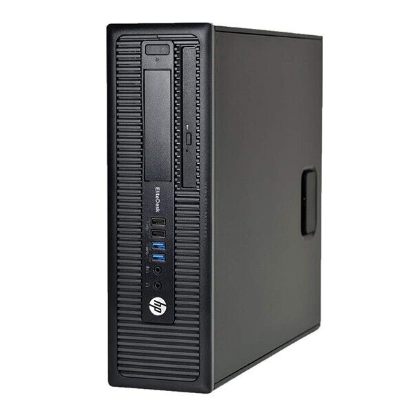 HP Windows 11 Desktop PC with Intel i5, 3.2 GHz, 240GB SSD + 1TB HDD, 16GB RAM, and 20" LCD