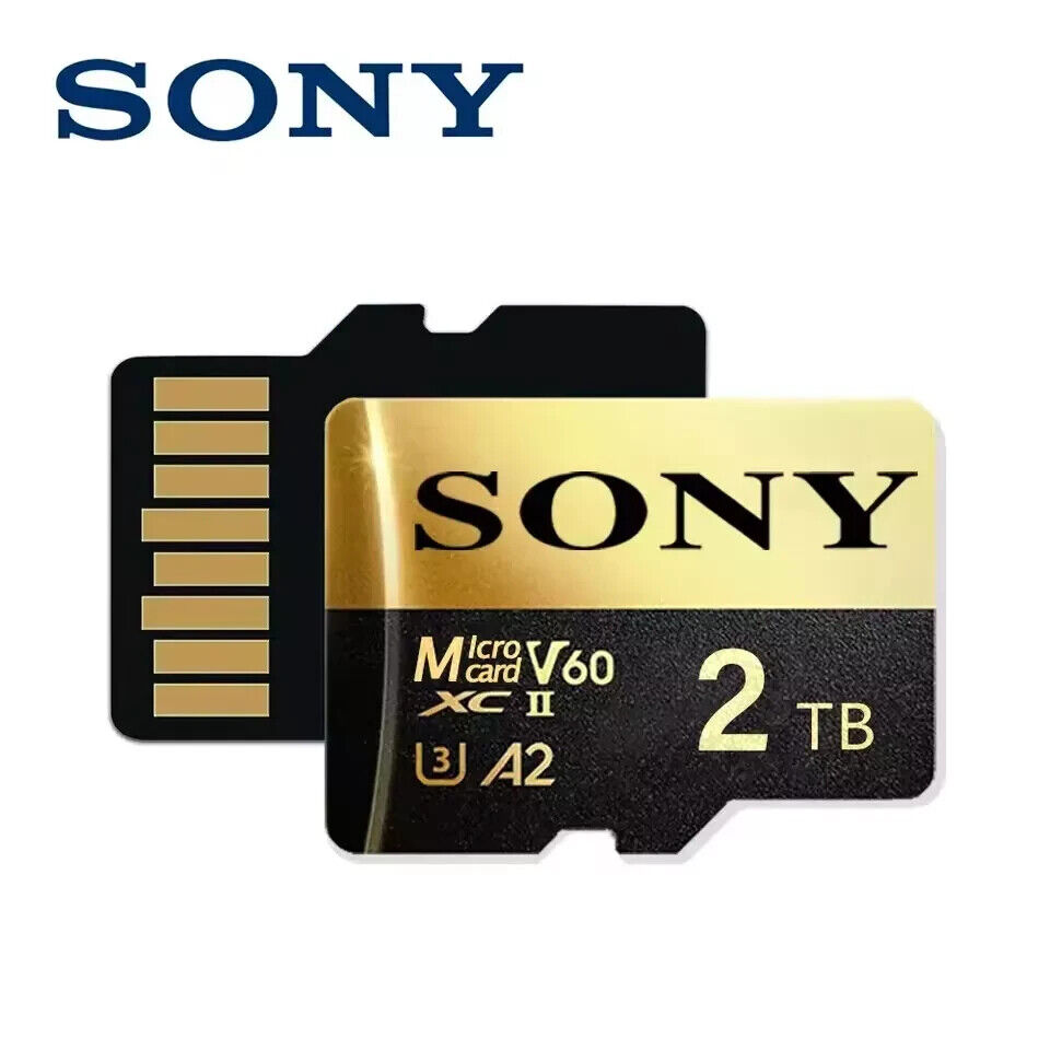 SONY 2TB Memory TF Card U3 V30 4K Full HD Micro TF Mini SD Card