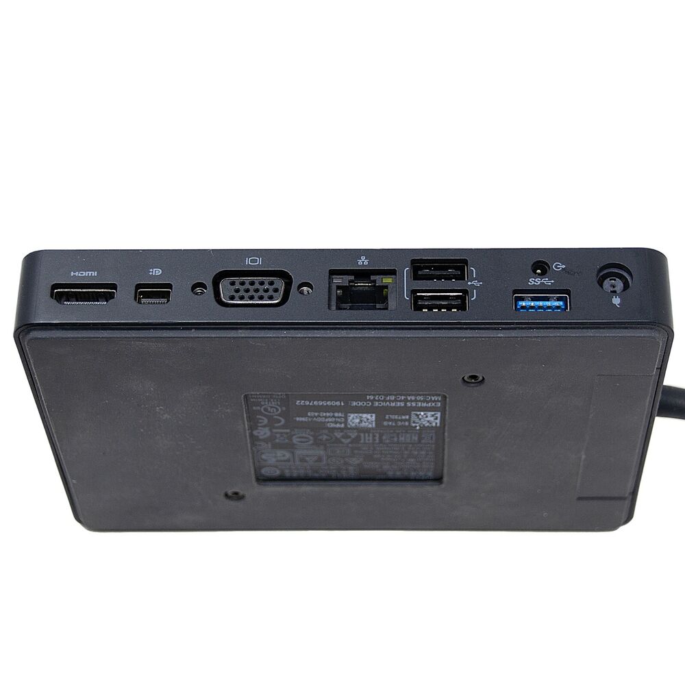 Dell WD15 K17A USB-C Thunderbolt Docking Station with 130W AC Adapter