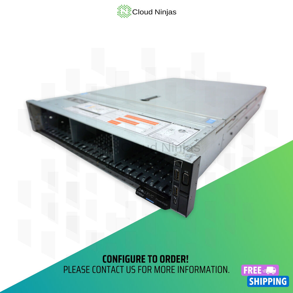 Dell PowerEdge R740XD 24 Bay Server with Dual Xeon Platinum 8253, H730, SSD, DDR4