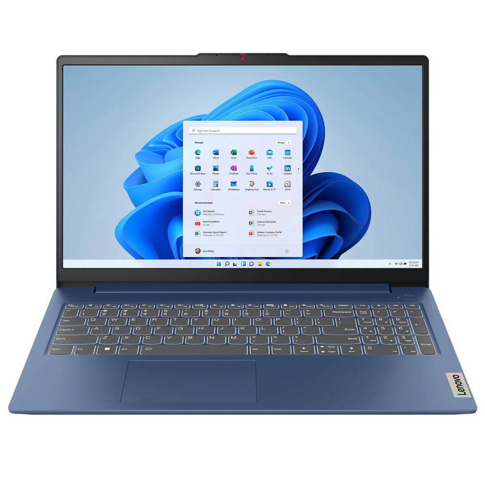 Lenovo IdeaPad Slim 3 15.6" Touchscreen FHD Laptop with AMD Ryzen 5 7530U, 16GB RAM, 512GB SSD, Windows 11