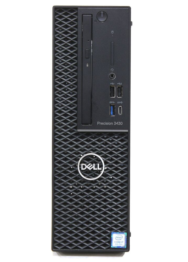 Dell Precision 3430 SFF Desktop with Intel i7-8700, 16GB RAM, 500GB SSD, USB-C, Windows 11 Pro