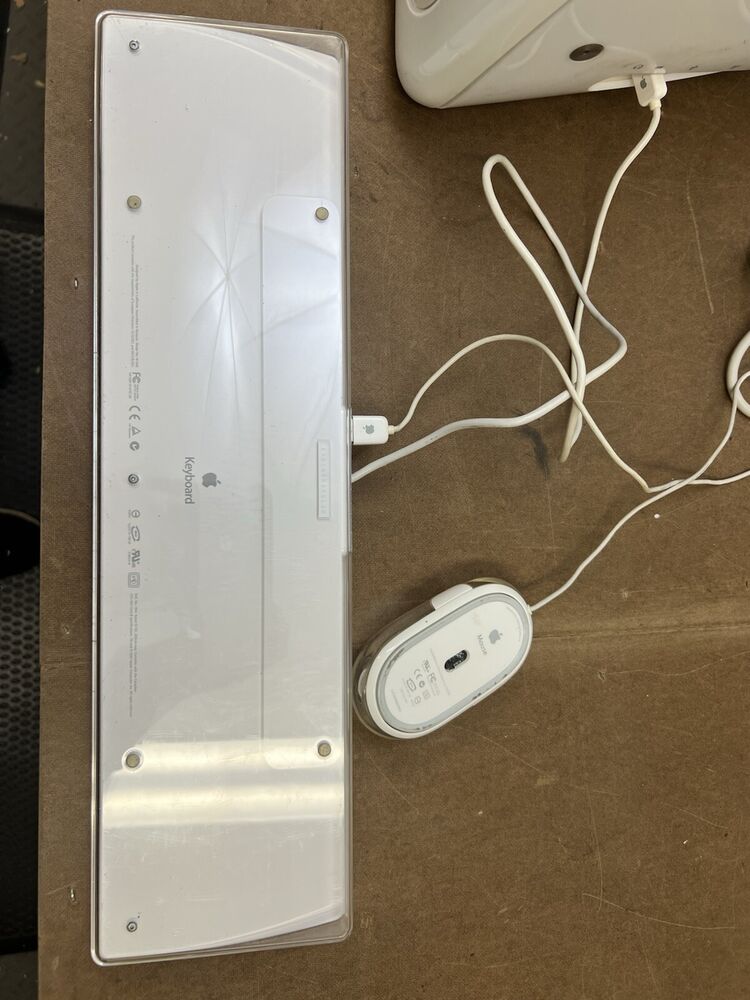 Vintage Apple eMac A1002 All-in-One Power PC with Keyboard & Mouse - Fully Functional Computer