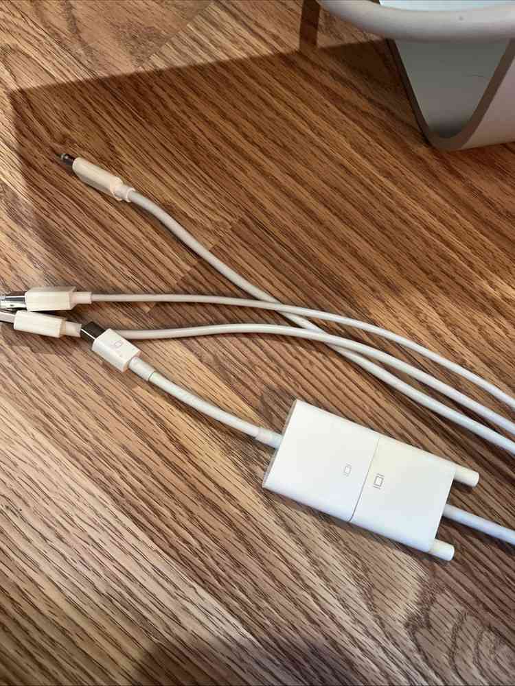 Apple 23 Cinema HD Display LCD A1082 DVI Monitor Classic Aluminum No Adapter
