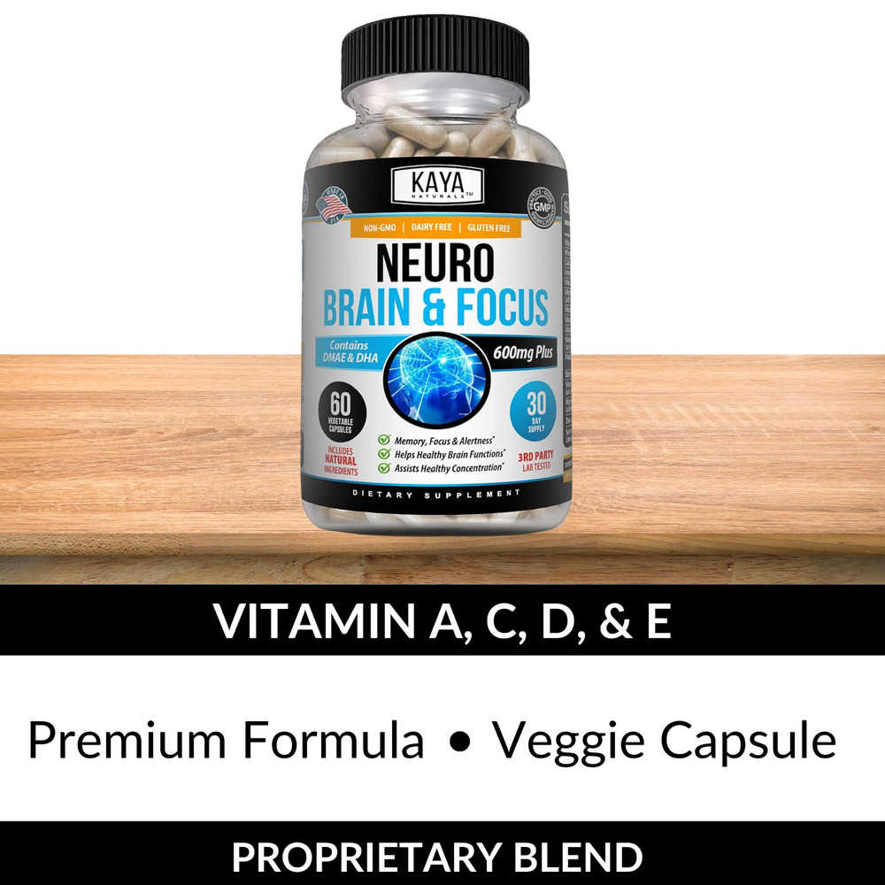 Brain Health & Memory Booster - Nootropic Supplement for Focus and Clarity