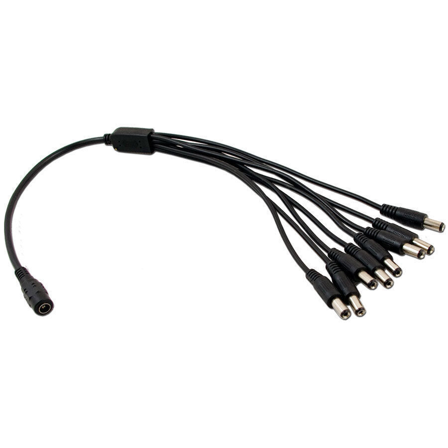 DC 12V 5A Power Supply Adapter with 8-Way Split Cable for CCTV Security Camera DVR