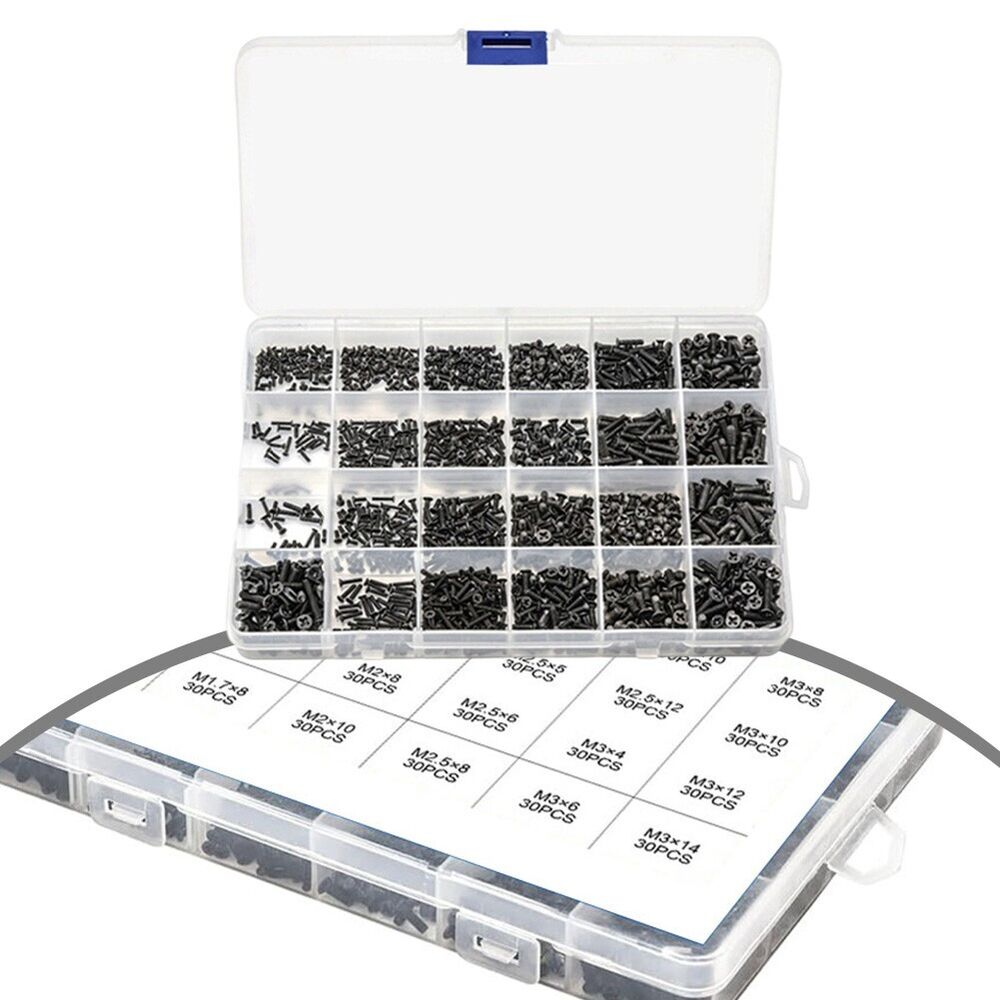 720pcs Complete Computer Repair Screw Set in Various Sizes and Materials