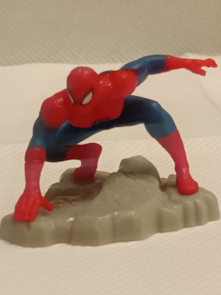 Spiderman Mini Figurines Complete Set Of (6) Pcs Loose Pcs