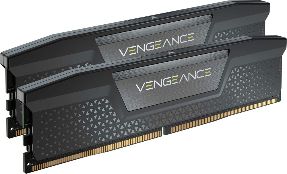 CORSAIR VENGEANCE 32GB (2x16GB) DDR5 6000MHz C36 UDIMM Desktop Memory - Black
