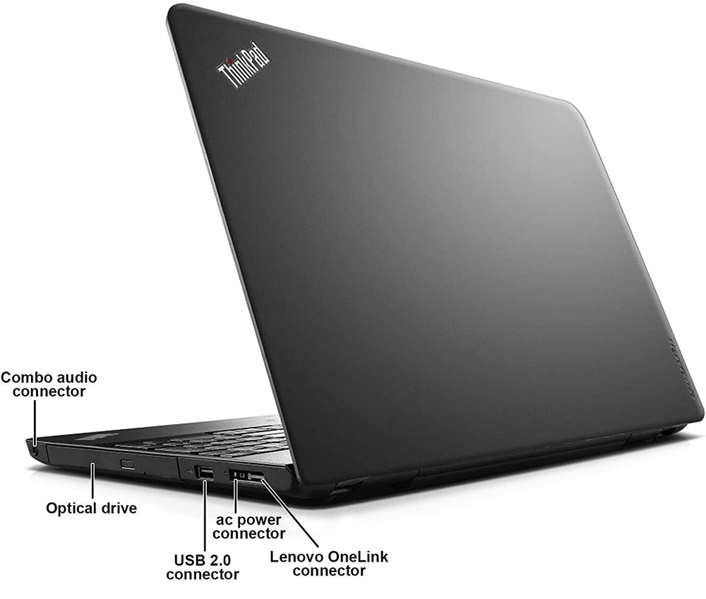 Lenovo ThinkPad 15.6 Laptop PC with CD/DVD Drive, Intel i5, 8GB RAM, 256GB SSD