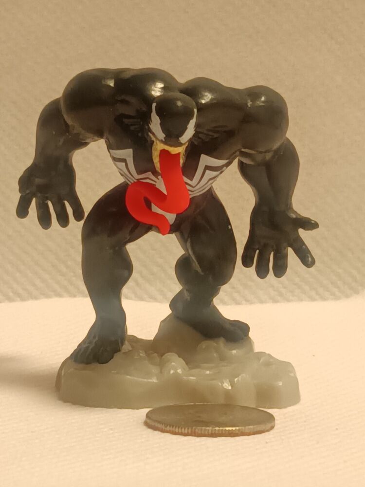 Spiderman Mini Figurines Complete Set Of (6) Pcs Loose Pcs