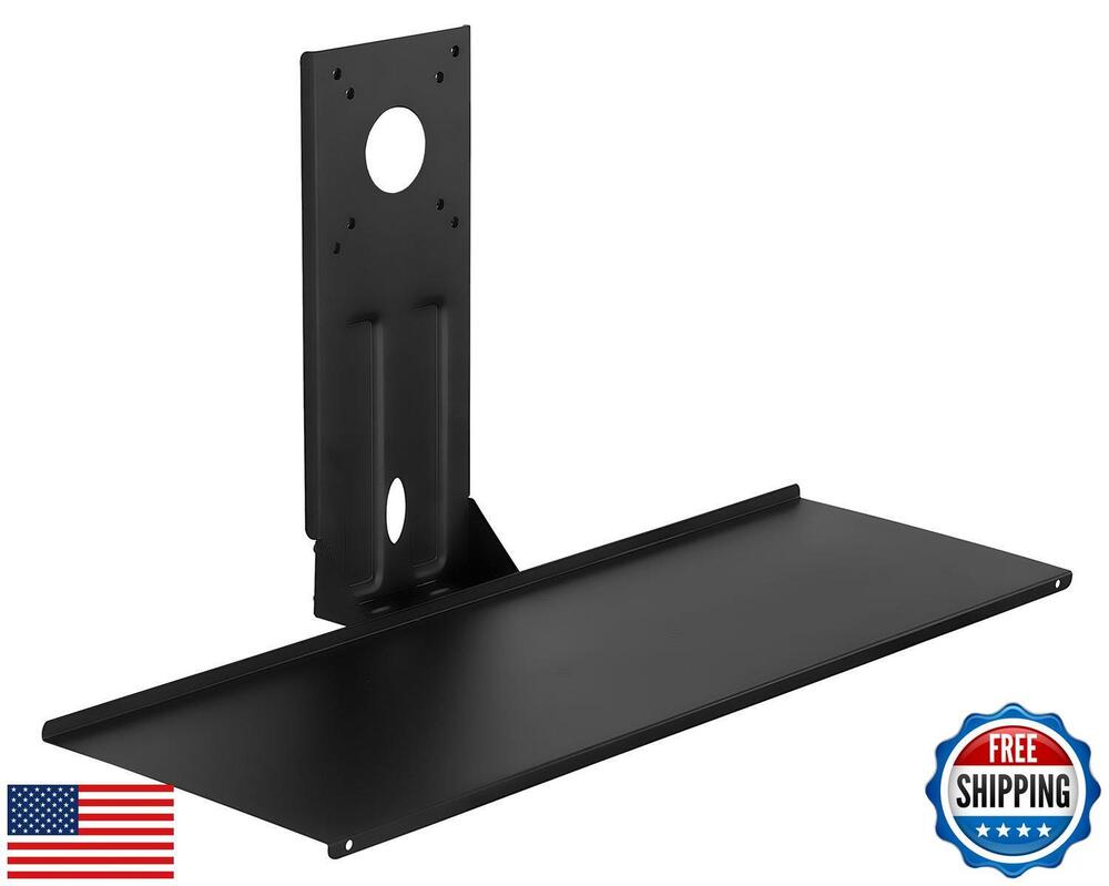 Mount-It! Adjustable Monitor and Keyboard Wall Mount with VESA Keyboard Tray