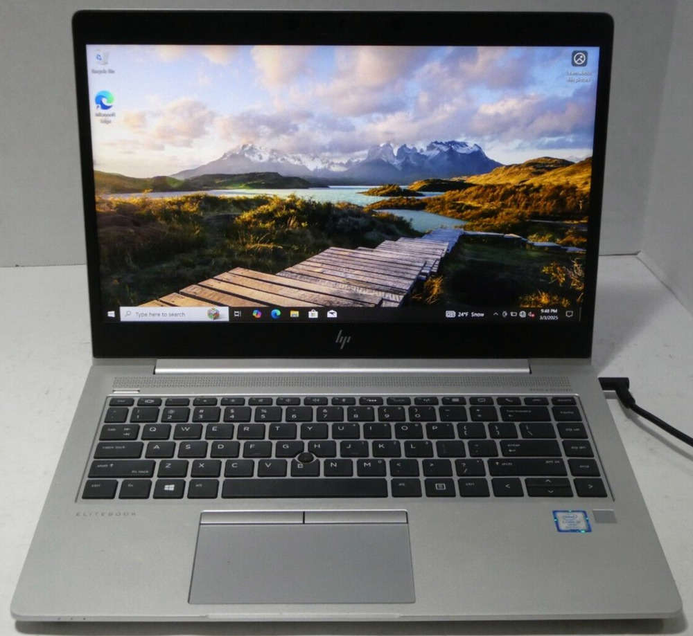 Lot of 8 HP EliteBook 840 G6 14 Laptops with i5-8365U, 256GB SSD, Windows 10