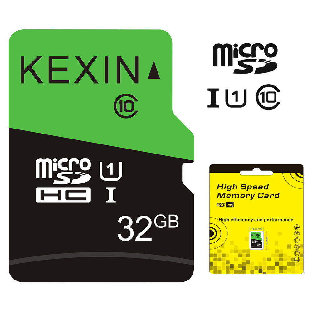 High-Speed Micro SD Memory Card Lot (1-100PCS) - 512MB to 64GB