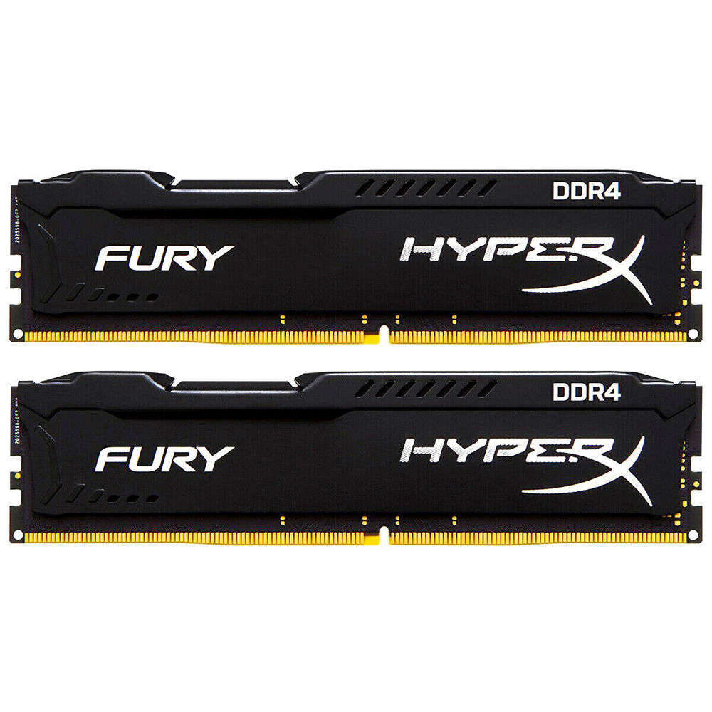 HyperX FURY DDR4 RAM Memory for Desktop - 4GB, 8GB, 16GB, 32GB (2400MHz, 2666MHz, 3200MHz)