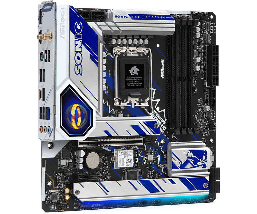 Asrock B760M PG SONIC WIFI Intel B760 LGA 1700 Micro ATX Motherboard