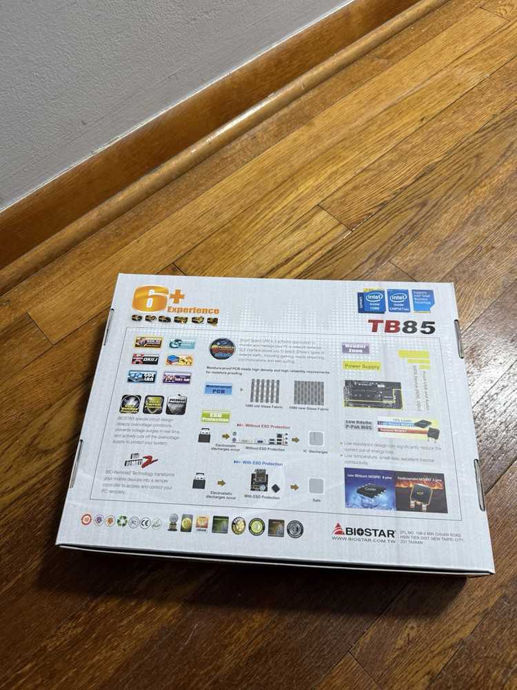 BIOSTAR TB85 Motherboard - Brand New with Original Box