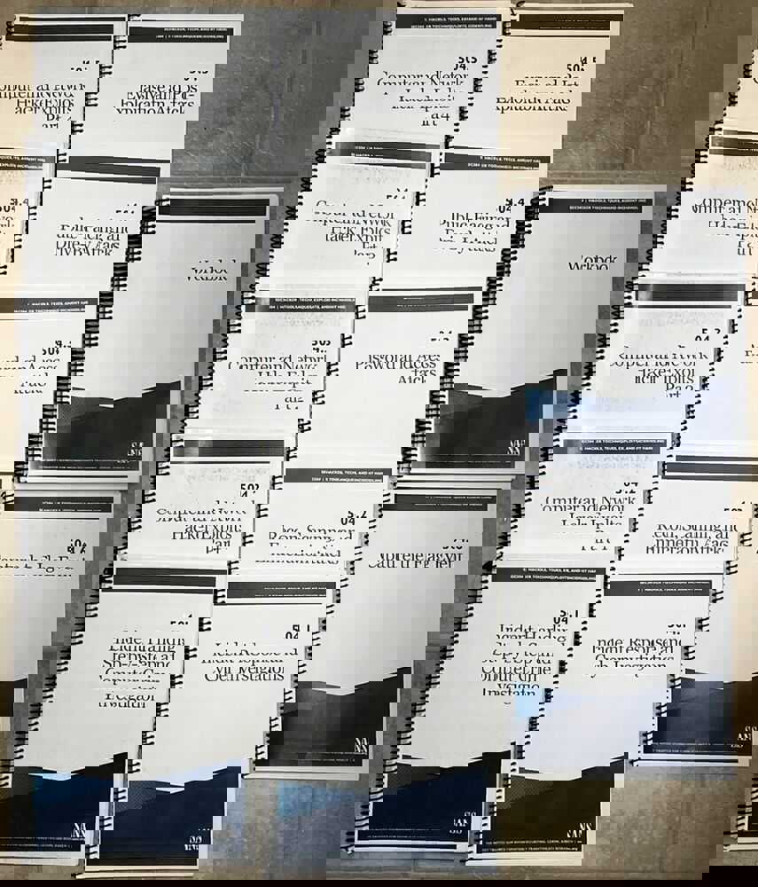 SANS SEC504 2017 Complete Set of (10) Books on Computer Network & Hacker Exploits