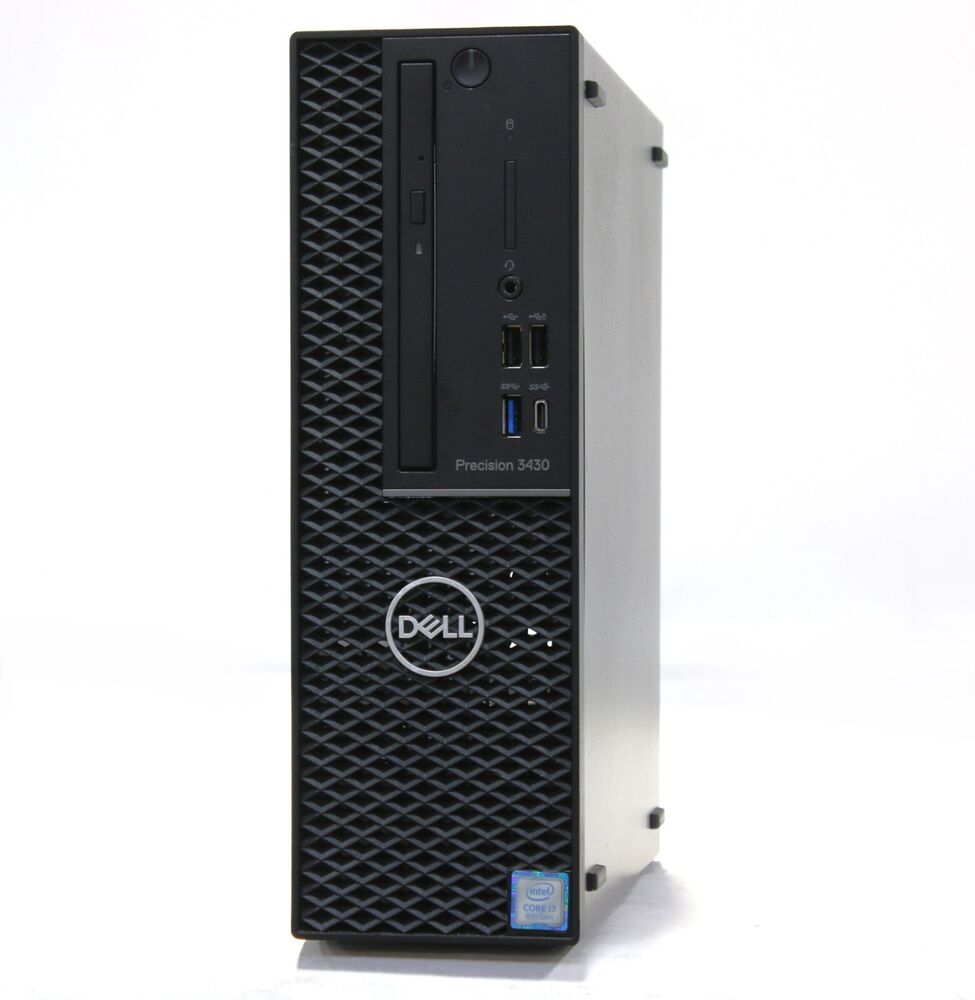 Dell Precision 3430 SFF Desktop with Intel i7-8700, 16GB RAM, 500GB SSD, USB-C, Windows 11 Pro