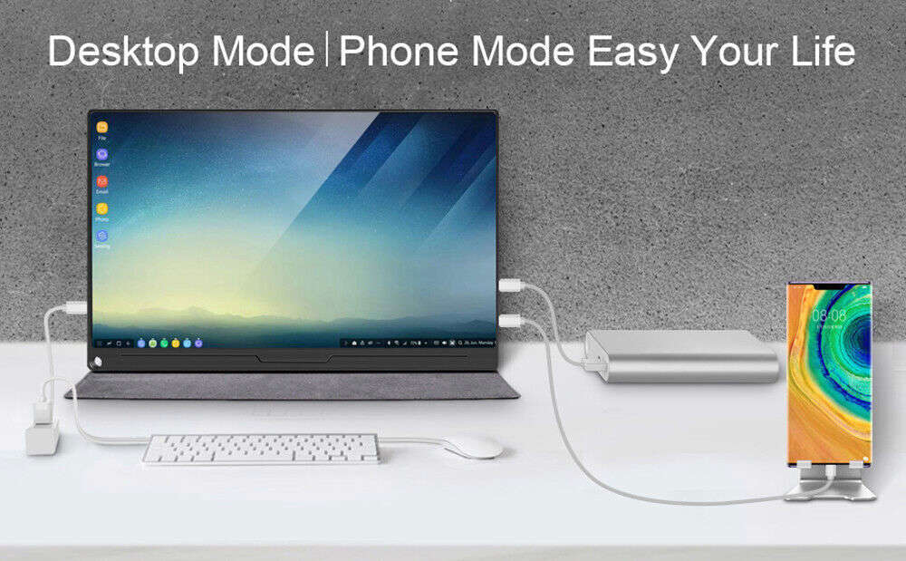 15.6 Inch 1080P Gaming IPS HDR Portable Monitor with HDMI and USB-C