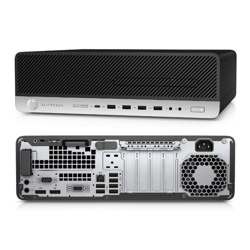 HP 800G3 Desktop Computer PC - Intel i5 6th Gen, 8GB RAM, 2TB SSD, WIFI, HDMI, DVRW