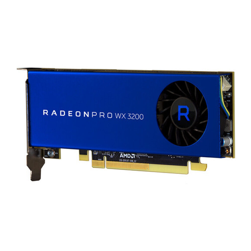AMD RADEON Pro WX 3200 4GB GDDR5 PCI Express 3.0 x16 Graphic Card