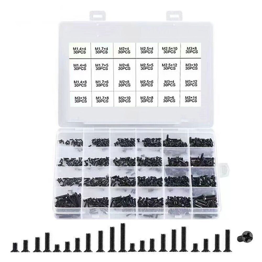 720pcs Complete Computer Repair Screw Set in Various Sizes and Materials