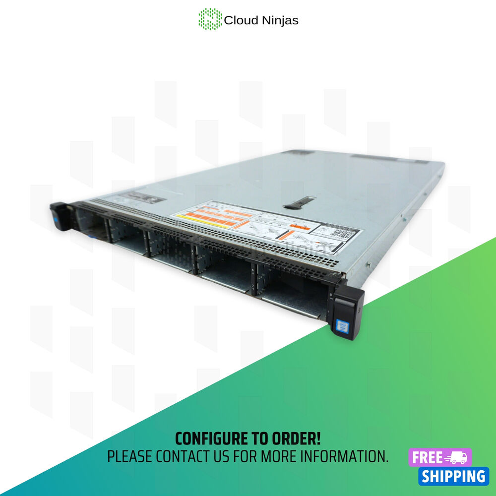 Dell PowerEdge R630 10 Bay SFF Server with 2x Xeon E5-2643V4, DDR4, SSD, RAID, and Rails
