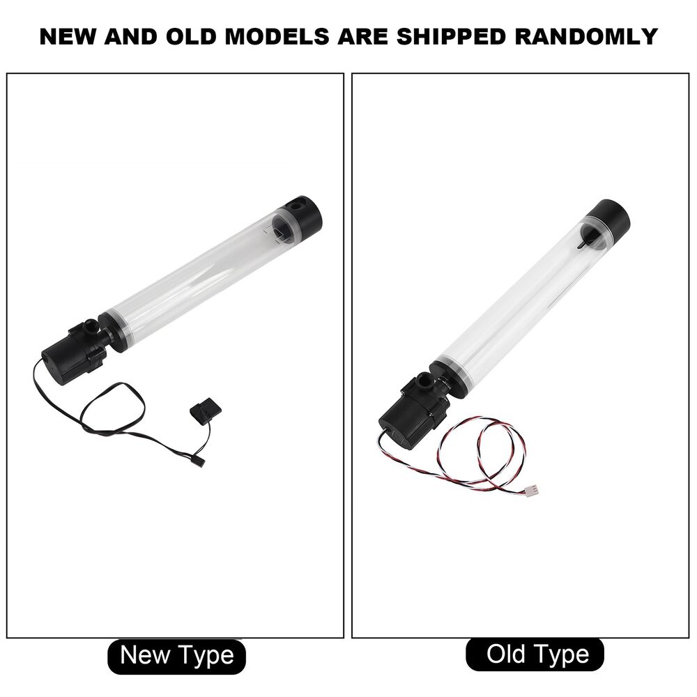 Acrylic Computer DIY Water Cooling Cylinder Reservoir with 19W Pump G1/4