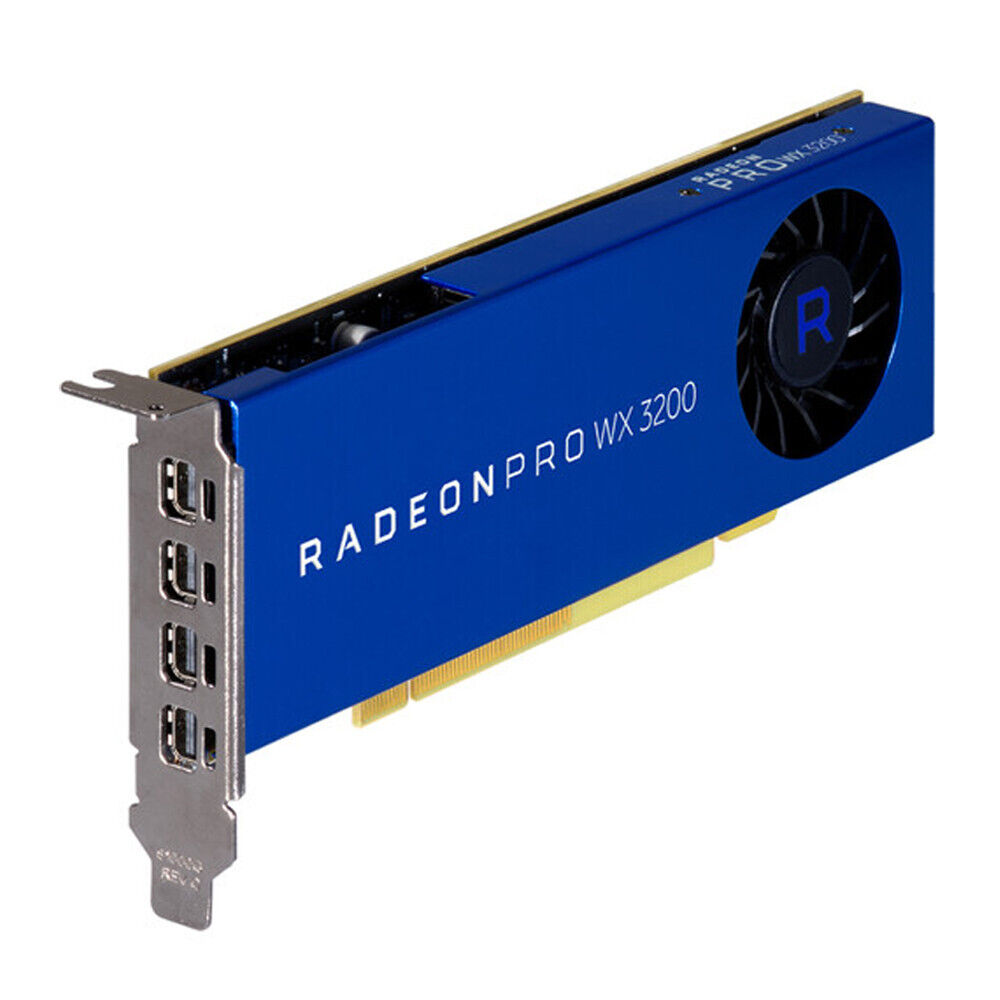 AMD RADEON Pro WX 3200 4GB GDDR5 PCI Express 3.0 x16 Graphic Card