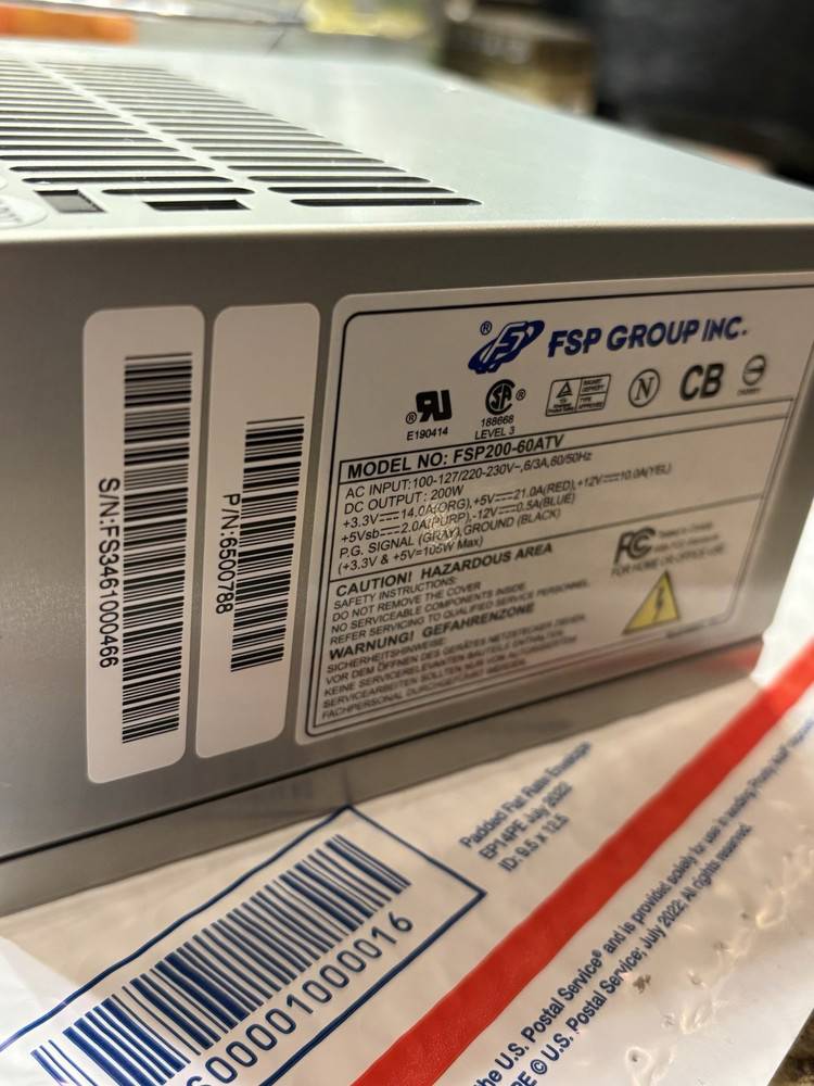 FSP200-60ATV FSP Genuine ATX-300GU 200W Power Supply