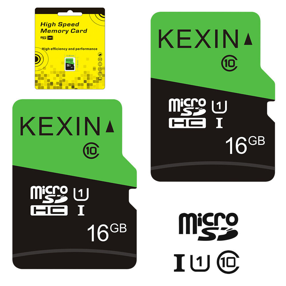 High-Speed Micro SD Memory Card Lot (1-100PCS) - 512MB to 64GB