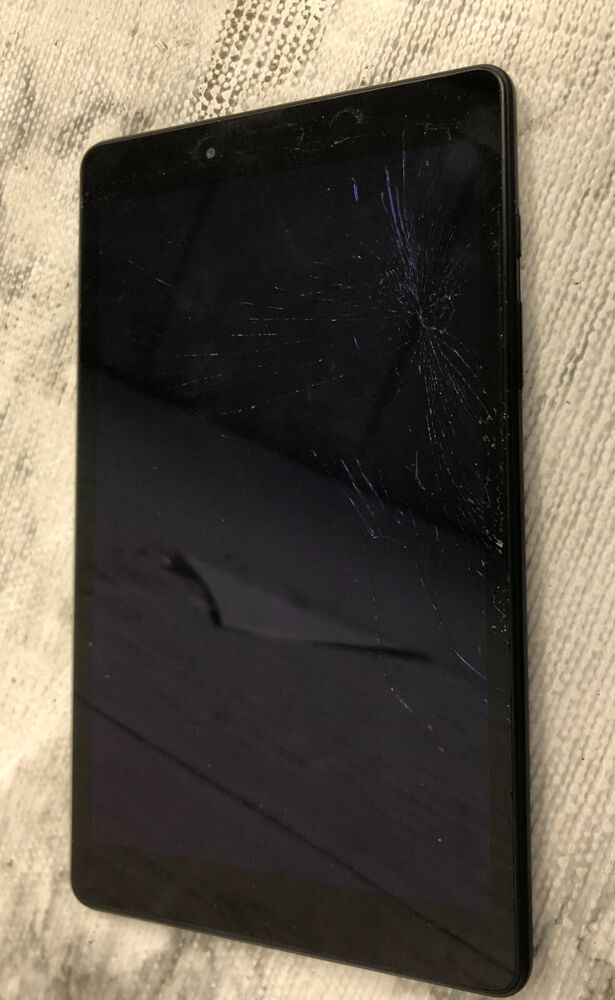 Samsung Galaxy Tab A SM-T290 (2019) 32GB Wi-Fi 8in Black with Cracked Glass