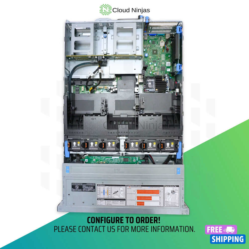 Dell PowerEdge R740XD 24 Bay Server with Dual Xeon Platinum 8253, H730, SSD, DDR4
