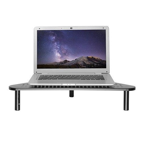 Mount-It! Corner Desk Monitor Stand for 11-32 Inch Screens