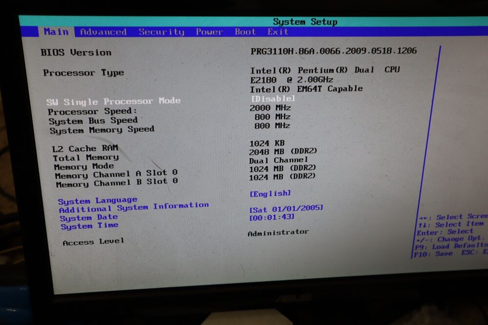 Intel DG31PR Intel Pentium d97573-205, 305, 308 Motherboard with RAM and I/O Shield