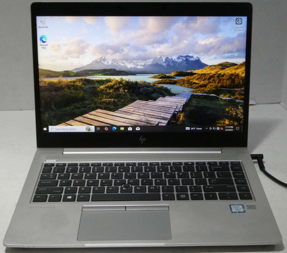 Lot of 8 HP EliteBook 840 G6 14 Laptops with i5-8365U, 256GB SSD, Windows 10