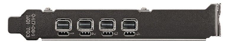 PNY Nvidia T1000 4GB GDDR6 Graphics Card with 4x Mini DisplayPort
