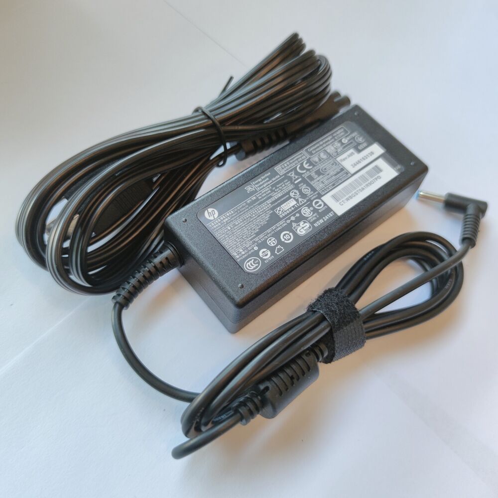 Genuine OEM HP 65W Blue Tip Adapter Charger for Pavilion 710412-001