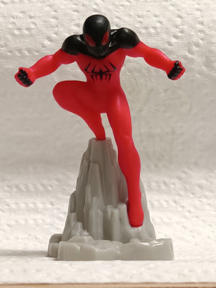 Spiderman Mini Figurines Complete Set Of (6) Pcs Loose Pcs