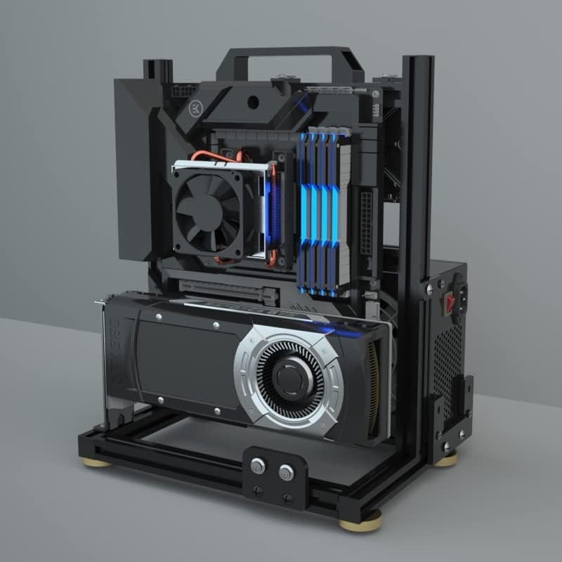 PC Creative Assembly Frame Test Bench - Open Air Frame Case for DIY Computer Building